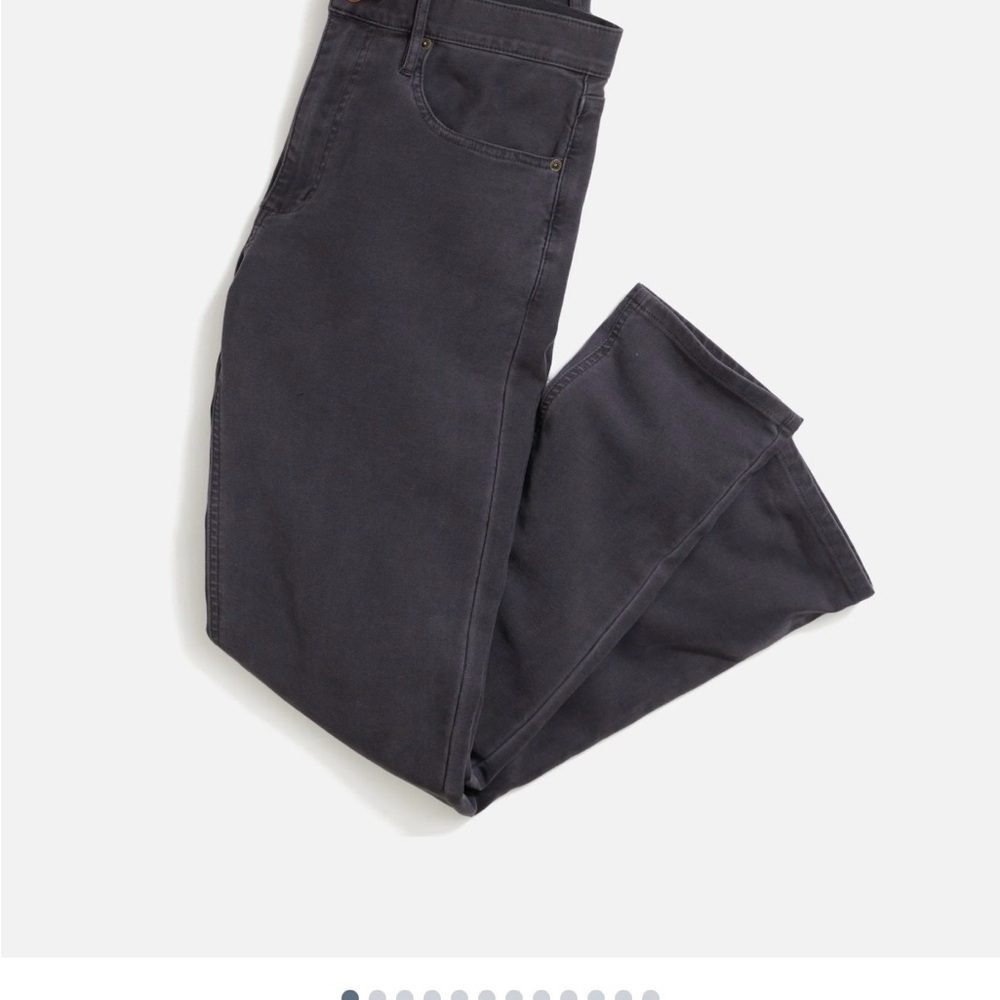 Men's 5 Pocket Flex Terry Pant - Slim Straight  - Faded Navy in size 32x32